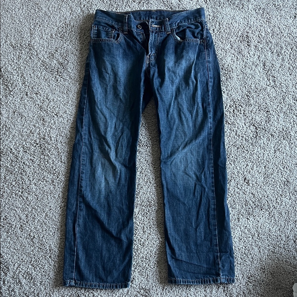 Levi's Unisex Indigo Straight 505 Jeans